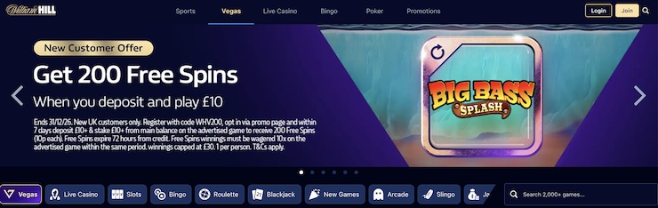 William Hill has more heritage than most UK casino sites.